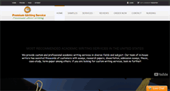 Desktop Screenshot of premiumwritingservice.com